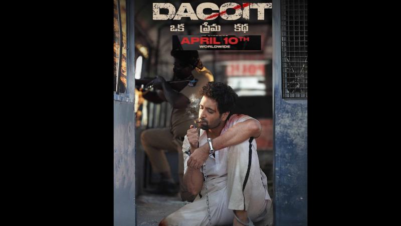 Adivi Sesh's Intense Transformation in Dacoit: A Cigarette, Chains, and High-Tension Pursuit