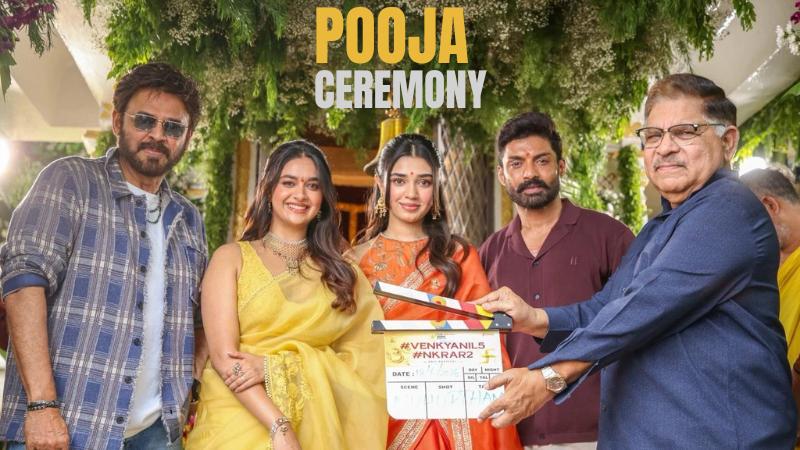 Venkatesh And Kalyan Ram Film Launch With Puja Ceremony In Hyderabad