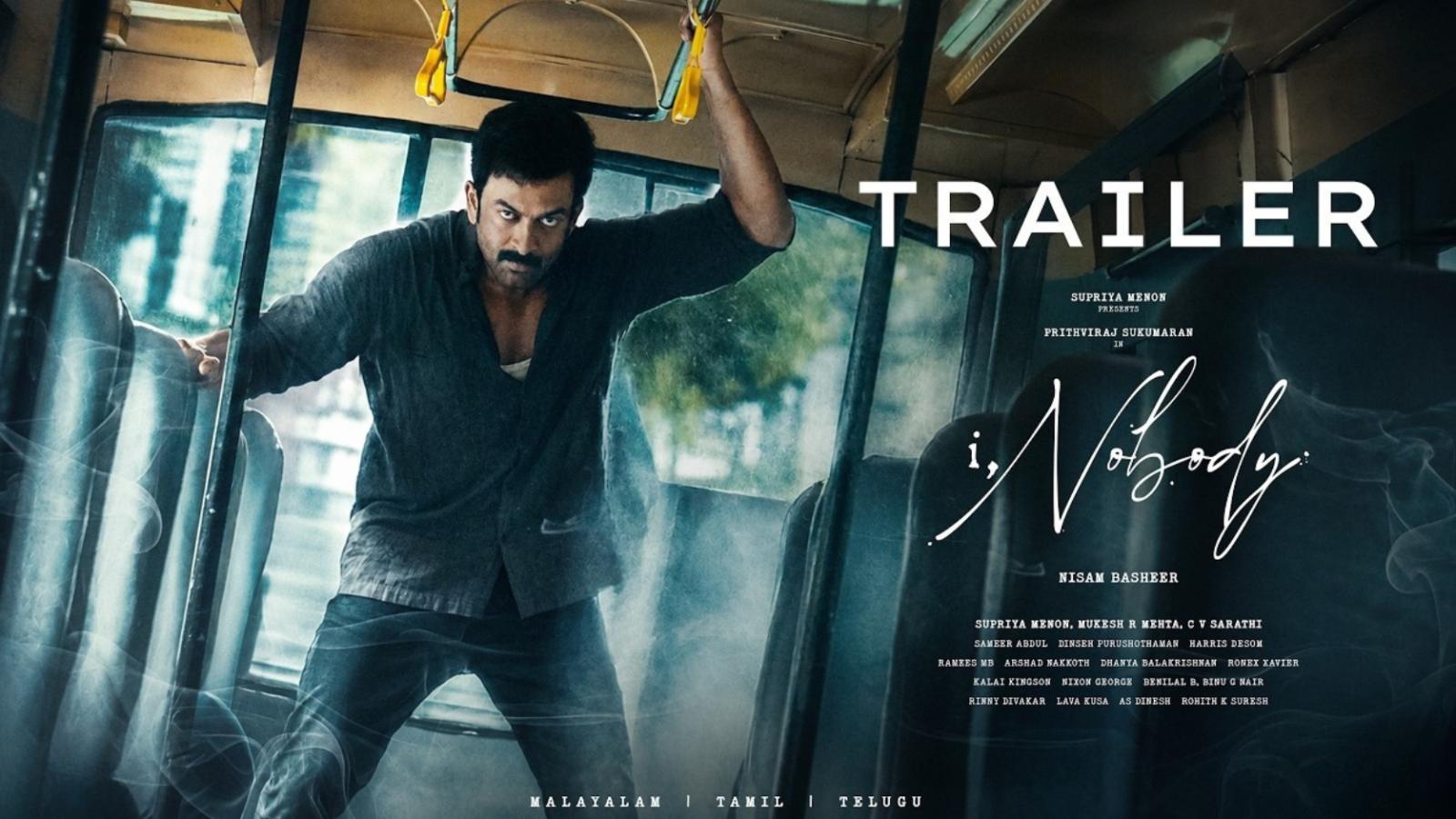 I, Nobody trailer shows Prithviraj in dark crime thriller
