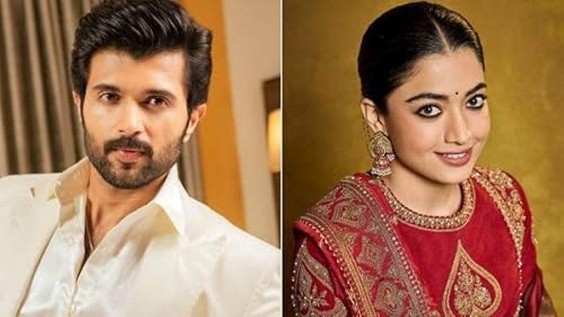 Rashmika Blushes Over Vijay Deverakonda at Kubera Event