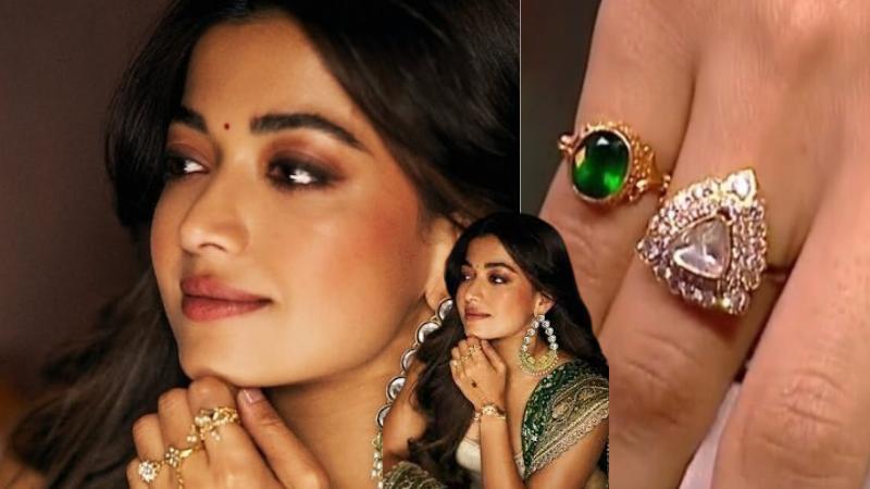 Rashmika Mandanna Sparks Engagement Buzz With Ring On Jayammu Nischayammu Raa