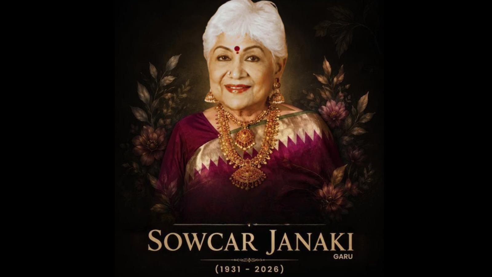 Sowcar Janaki Dies at 94 in Chennai After Age-Related Illness