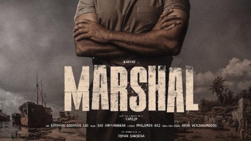 Karthi’s Retro Drama Marshal Launched With Coastal Poster