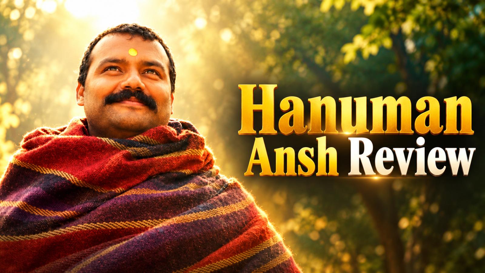Hanuman Ansh Review A Spiritual Journey with a Slow Second Half