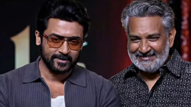 "Rajamouli and Suriya Reflect on Missed Collaboration at Kanguva Event"