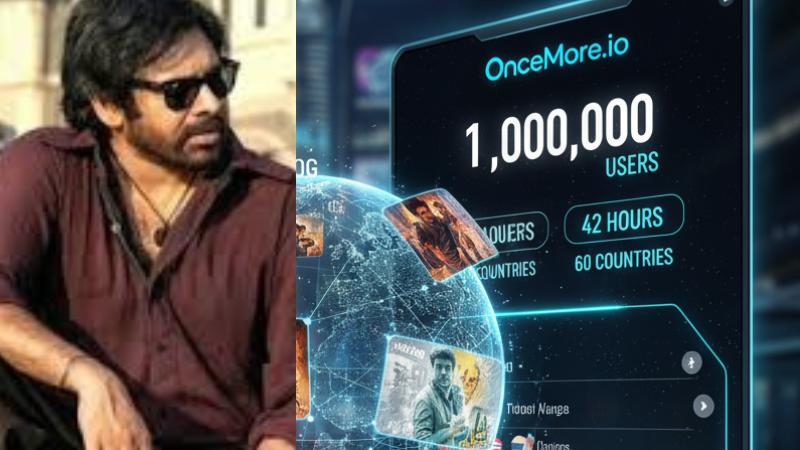 Pawan Kalyan&rsquo;s OG & OnceMore.io Set Global Record with 1M Users Fast