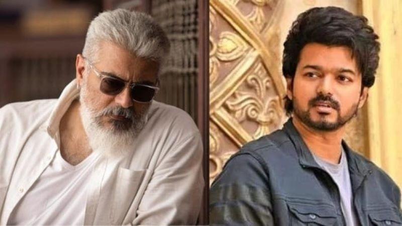 Thalapathy Vijay vs. Ajith Kumar  Political Tensions Rise in Tamil Cinema