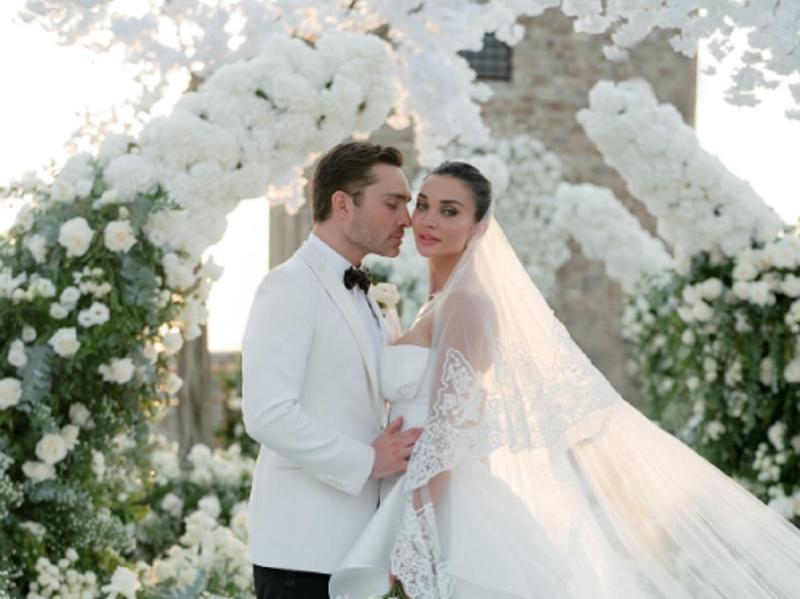 Amy Jackson and Ed Westwick Tie the Knot in a Fairytale Castle Wedding in Italy