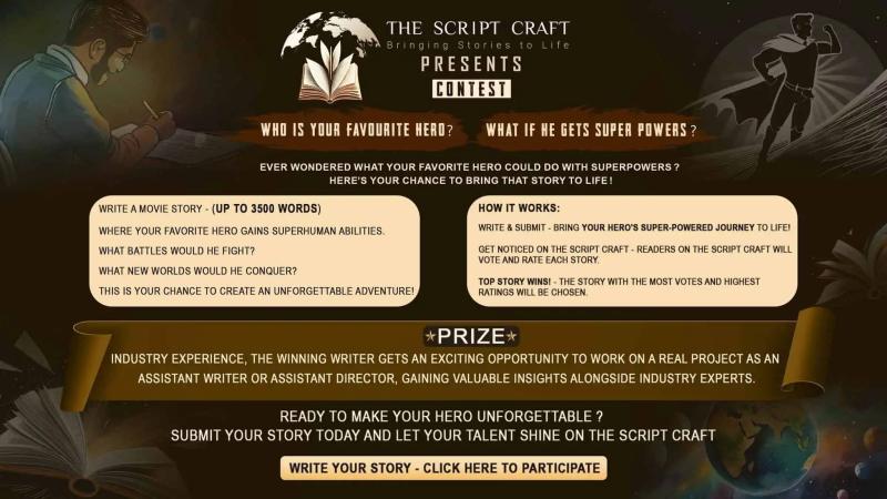 Prabhas's Friends Launch The Script Craft Platform to Boost Aspiring Writers with Contest