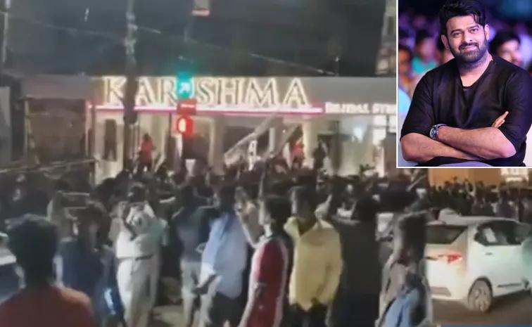 Midnight Birthday Celebration for Prabhas Turns Chaotic as Fans Gather Outside His Home