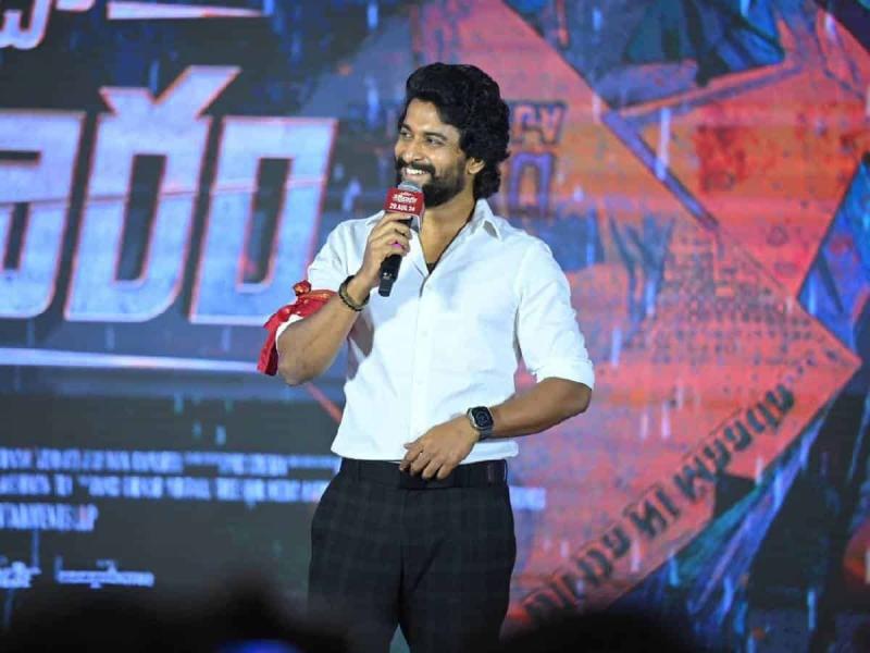 Nani Promotes Saripodha Sanivaram with Symbolic Red Scarf, Announces Special Event in Hyderabad