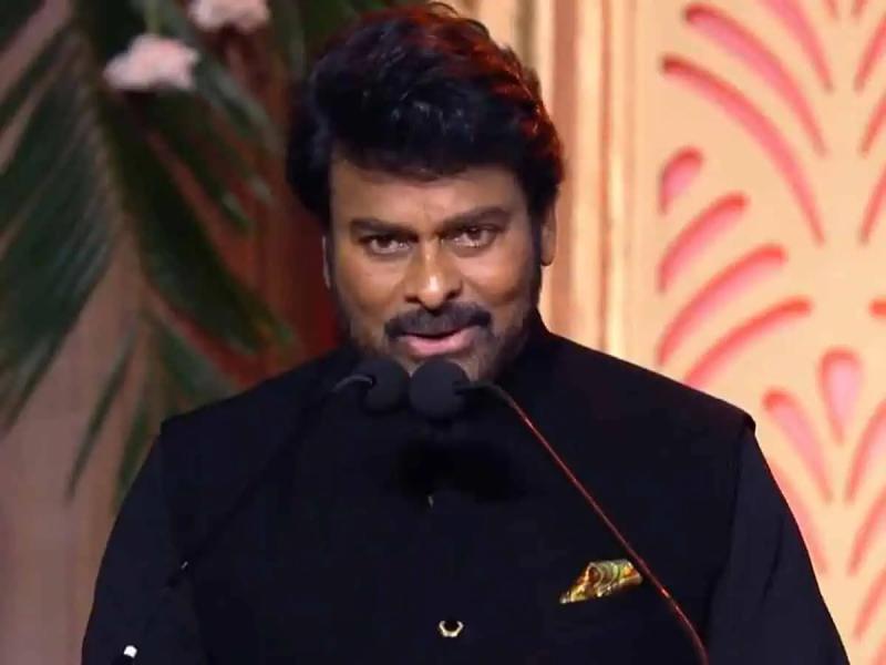 "Chiranjeevi Receives ANR Award from Amitabh Bachchan  A Heartfelt Tribute"