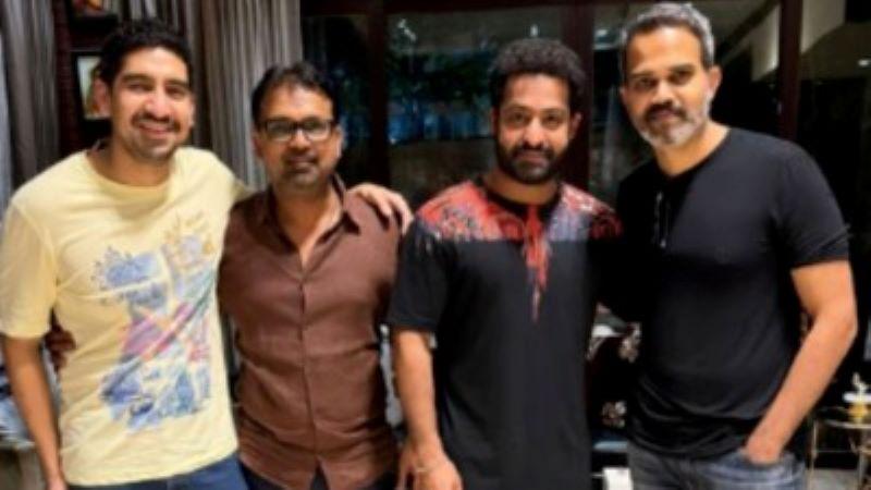 NTR Trends as Devara Trailer Launches and He Meets with Top Directors
