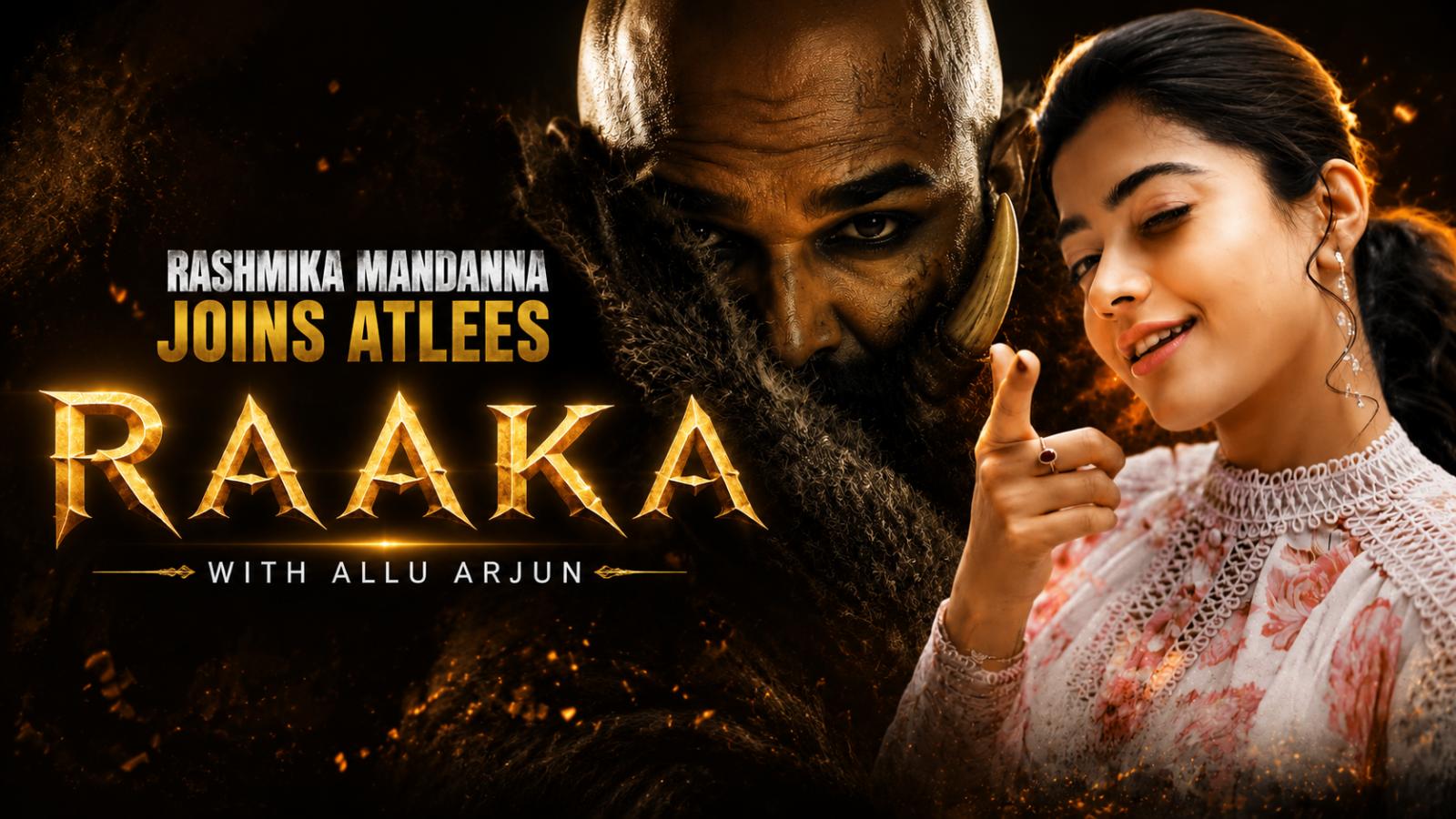 Rashmika Mandanna Joins Atlees Raaka With Allu Arjun