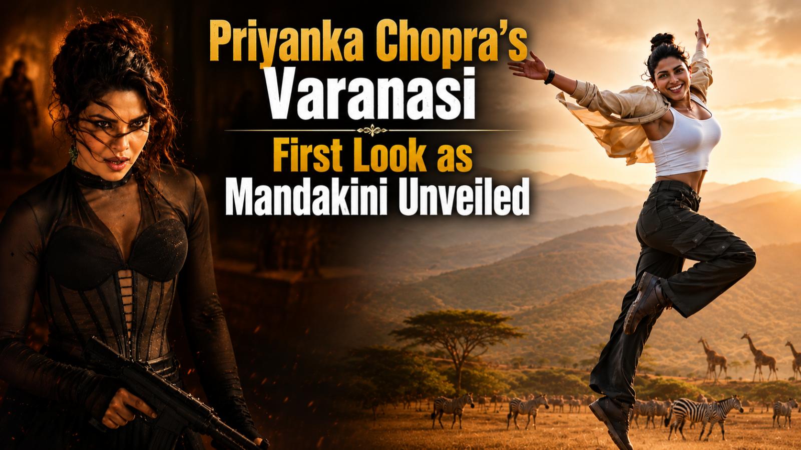 Priyanka Chopra&rsquo;s Varanasi First Look as Mandakini Unveiled