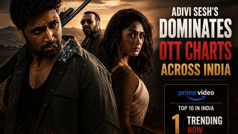 Adivi Sesh&rsquo;s Dacoit Dominates OTT Charts Across India