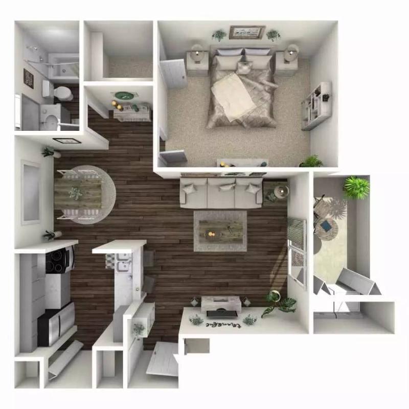 We fit your lifestyle! 1 bedroom, 1 bath! (Houston)