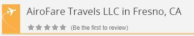 AiroFare Travels LLC in Fresno, CA