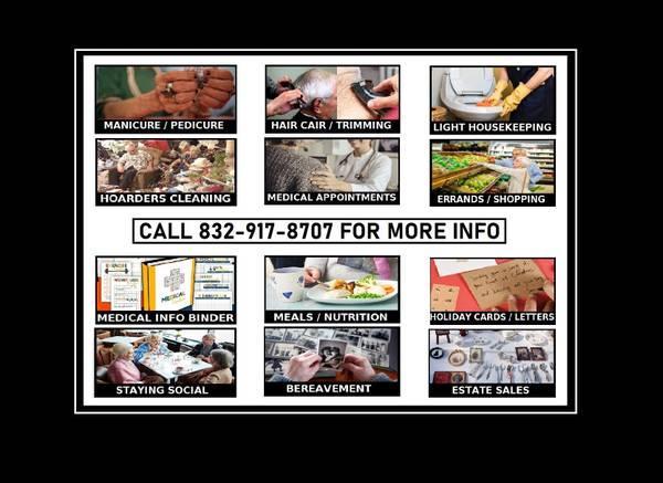 ELDERLY CARE - AVAILABLE FOR FLEXIBLE SHIFTS (West U / Bellaire / Houston / Med Center)