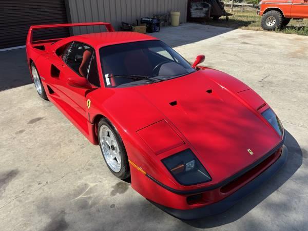 1990 Ferrari F40 (Type F120) US SPEC 7,430 miles - $5,000,000 (Santa Barbara)