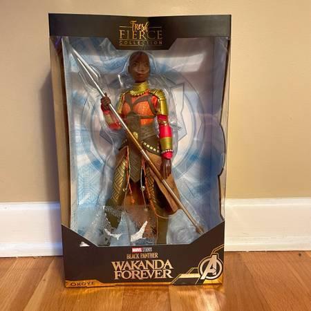 NEW Marvel Black Panther Wakanda Forever Okoye 13” Fashion Doll Action Figure - $50