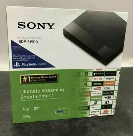 Sony BDP-S1500 Blu-ray Disc Player - Black (Brand New)