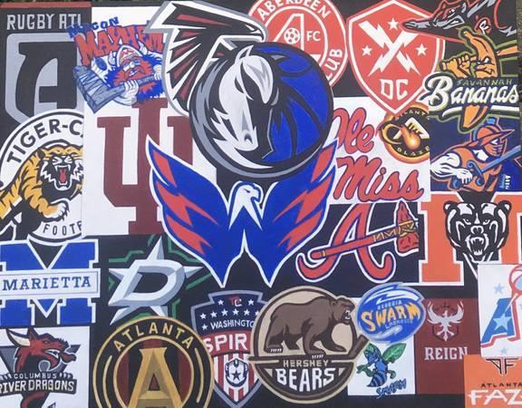 CUSTOM SPORTS ART MURALS & PAINTINGS - SPRING SPECIAL