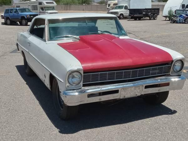 1966 Chevrolet Chevy II Nova 2 Dr Hardtop - V8 VIN CODE - $12,500 (ARIZONA)