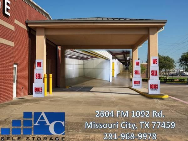 The Solution to Your Storage Needs Can Be Found Here! (Missouri City)