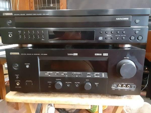 YAMAHA 7.1 AV RECIEVER & CD CHANGER