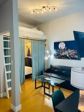 $3,400 / 1br - 500ft2 - Urban Chic Loft Style w/Galley Kitchen, Walkin Closet, Bamboo Flr, W/D