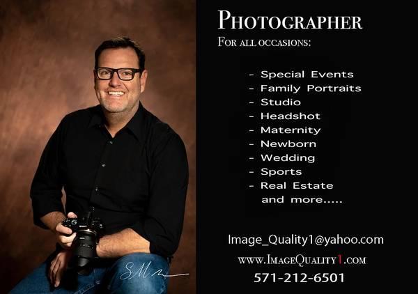 **** Photographer for Events, Family Portraits, Headshots, Weddings (VA, DC and MD)