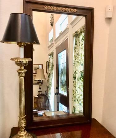 vintage mahogany mirror Large - $250 (Austin)