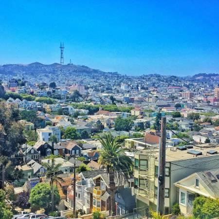 $250 / 2br - 1020ft2 - 2 bedroom Apartment with Stunning View (bernal heights)