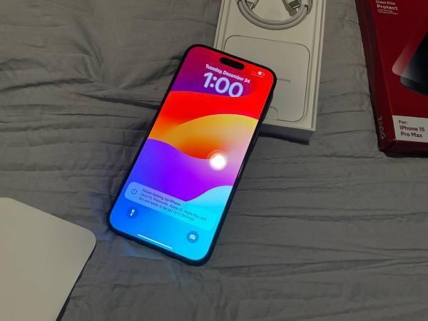 iPHONE 15 Pro Max Blue 256G - $1,000 (Irving)