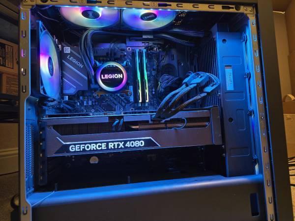 Lenovo Gaming PC NVIDIA RTX 4080, i9-13900KF, 32GB RAM, 1TB, RGB PC, Liquid Cool - $1,720