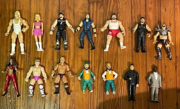 Lot of 34 JAKKS Pacific WWE Vintage Figures - $75 (North New Jersey)