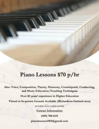 Piano Lessons (Garland)