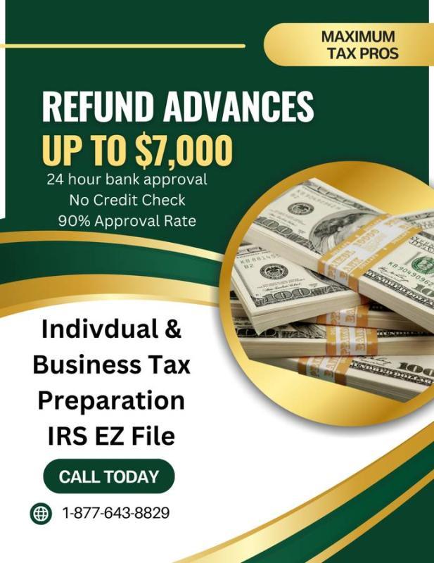 Tax Preparation & Refund Advance
