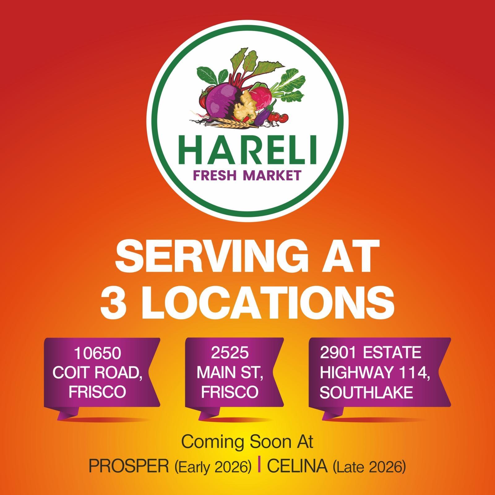 Hareli Fresh Market – Cashier Job Openings in Frisco West, Southlake & Frisco East