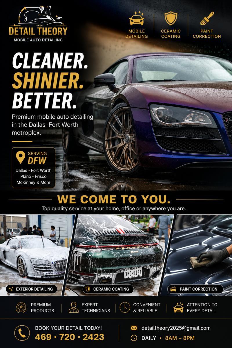 Detail Theory – Premium Mobile Auto Detailing in DFW