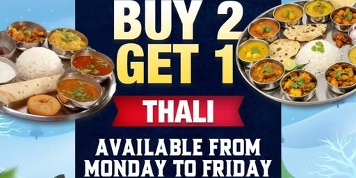 Bawarchi Indian Cuisine – Weekday Special Deal: Buy 2 Get 1 Free Thali in Plano