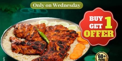 Bawarchi Indian Cuisine – Wednesday Special with Buy 1 Get 1 Feast in Plano