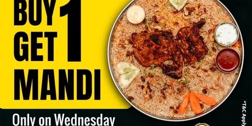 Bawarchi Indian Cuisine – Buy 1 Get 1 Mandi Offer at Plano Flagship Store