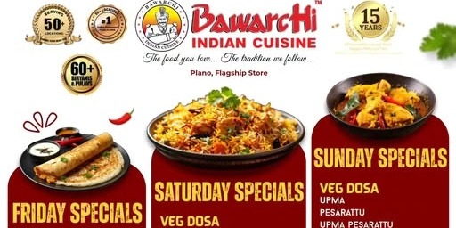 Bawarchi Indian Cuisine – Weekend Special Menu & Authentic Indian Dining in Plano, TX