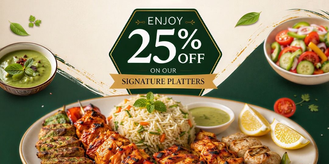 Bawarchi Indian Cuisine Plano TX Platter Deal – Enjoy 25% Off on Signature Platters