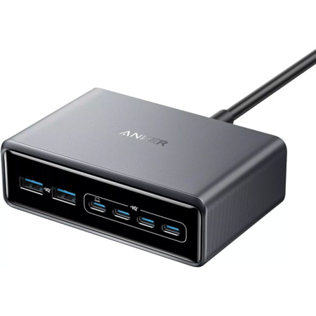 Anker Prime Charger 200W 6-Port GaN Charging Station - $55.99 with eBay Coupon