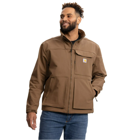 Carhartt Men's Super Dux Relaxed Fit Lightweight Mock-Neck Jacket (Black or Coffee) - $71.99 + Free Shipping