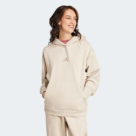 adidas Women's All Szn Fleece Loose Hoodie (Alumina) - Only $18 + Free Shipping