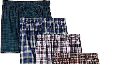 Hanes Men’s Big Tartan Boxers 5-Pack – Classic Comfort in Every Pair